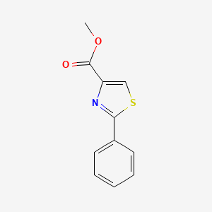 molecular formula C11H9NO2S B1313723 2-苯基噻唑-4-羧酸甲酯 CAS No. 7113-02-2