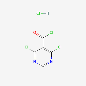 4,6-Dichloropyrimidine-5-carbonylchloridehydrochloride