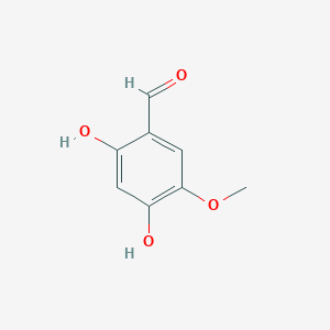 molecular formula C8H8O4 B1313731 2,4-二羟基-5-甲氧基苯甲醛 CAS No. 51061-83-7