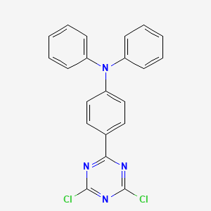 4-(4,6-Dichloro-1,3,5-triazin-2-yl)-N,N-diphenylaniline