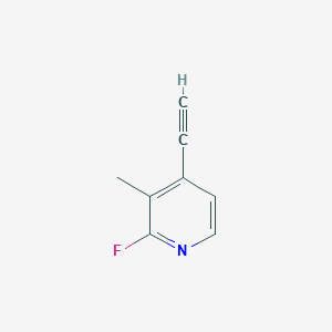 4-Ethynyl-2-fluoro-3-methylpyridine