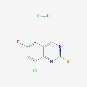 2-Bromo-8-chloro-6-fluoroquinazoline hydrochloride