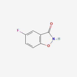molecular formula C7H4FNO2 B1313752 5-氟苯并[d]异恶唑-3(2H)-酮 CAS No. 99822-23-8