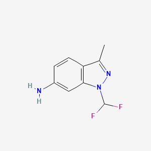 1-(Difluoromethyl)-3-methyl-1H-indazol-6-amine