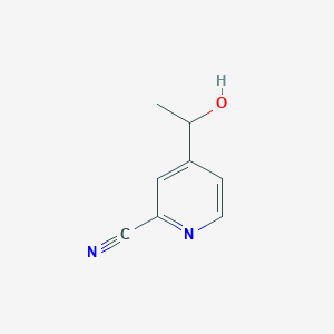 4-(1-Hydroxyethyl)picolinonitrile