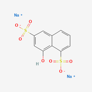 molecular formula C10H6Na2O7S2 B1313761 Sodium 8-hydroxynaphthalene-1,6-disulfonate CAS No. 83732-80-3