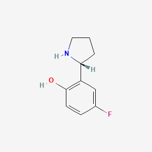 (R)-4-Fluoro-2-(pyrrolidin-2-yl)phenol