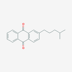 2-(4-Methylpentyl)anthracene-9,10-dione