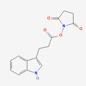 1-{[3-(1H-indol-3-yl)propanoyl]oxy}pyrrolidine-2,5-dione