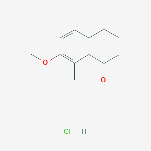 7-Methoxy-8-methyl-3,4-dihydronaphthalen-1(2H)-one HCl