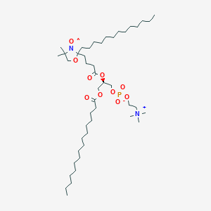 3-Oxazolidinyloxy, 2-[(6R)-9-hydroxy-13,13-dimethyl-9-oxido-4-oxo-6-[[(1-oxohexadecyl)oxy]methyl]-5,8,10-trioxa-13-azonia-9-phosphatetradec-1-yl]-4,4-dimethyl-2-tridecyl-, inner salt