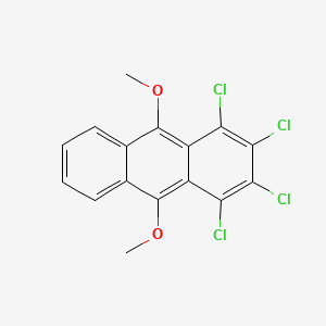 1,2,3,4-Tetrachloro-9,10-dimethoxyanthracene