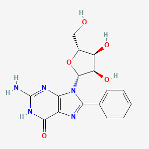 Guanosine, 8-phenyl-