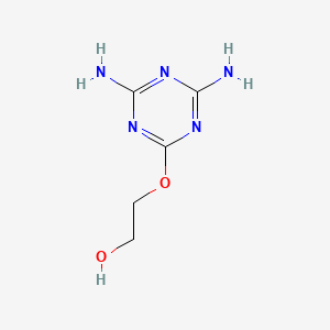 2-((4,6-Diamino-1,3,5-triazin-2-yl)oxy)ethanol