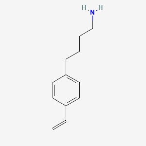 4-(4-Ethenylphenyl)butan-1-amine