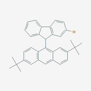 9-(2-Bromo-9H-fluoren-9-yl)-2,6-di-tert-butylanthracene