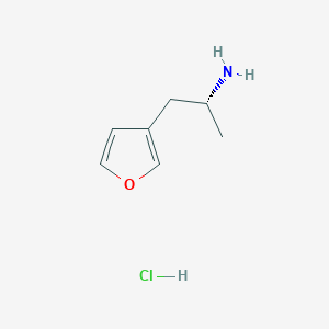 (R)-1-(Furan-3-YL)propan-2-amine hcl