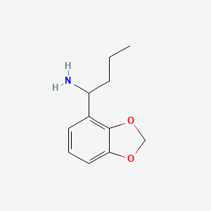 1-(Benzo[d][1,3]dioxol-4-yl)butan-1-amine