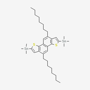 (5,10-Dioctyl-2-trimethylstannyl-[1]benzothiolo[7,6-g][1]benzothiol-7-yl)-trimethylstannane