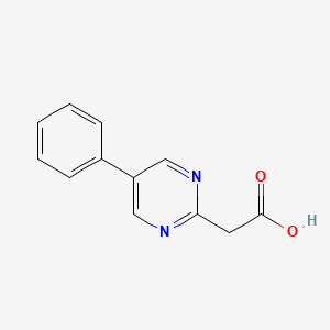 2-(5-Phenylpyrimidin-2-yl)aceticacid