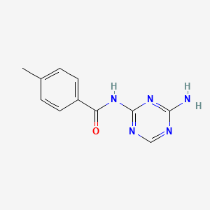 N-(4-amino-1,3,5-triazin-2-yl)-4-methylbenzamide