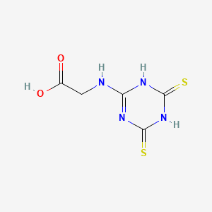 N-(1,4,5,6-Tetrahydro-4,6-dithioxo-1,3,5-triazin-2-yl)glycine