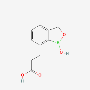 1,3-Dihydro-1-hydroxy-4-methyl-2,1-benzoxaborole-7-propanoic acid