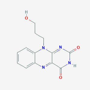 10-(3-Hydroxypropyl)benzo[g]pteridine-2,4(3H,10H)-dione