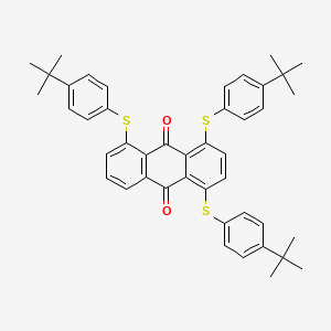 1,4,5-Tris[(4-tert-butylphenyl)sulfanyl]anthracene-9,10-dione