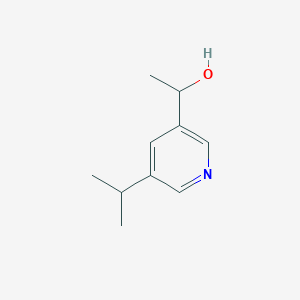 1-(5-Isopropylpyridin-3-yl)ethan-1-ol