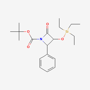 tert-Butyl 2-oxo-4-phenyl-3-((triethylsilyl)oxy)azetidine-1-carboxylate