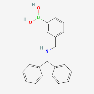 (3-(((9H-Fluoren-9-yl)amino)methyl)phenyl)boronic acid