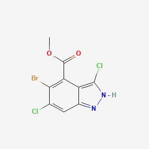 Methyl 5-bromo-3,6-dichloro-1H-indazole-4-carboxylate