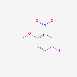 molecular formula C7H6INO3 B1313834 4-碘-2-硝基苯甲醚 CAS No. 52692-09-8