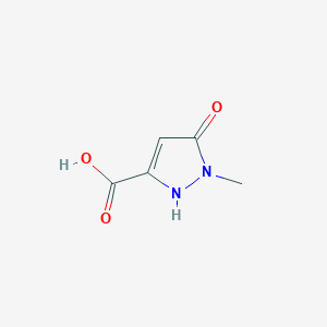 molecular formula C5H6N2O3 B1313835 5-羟基-1-甲基-1H-吡唑-3-羧酸 CAS No. 58364-97-9