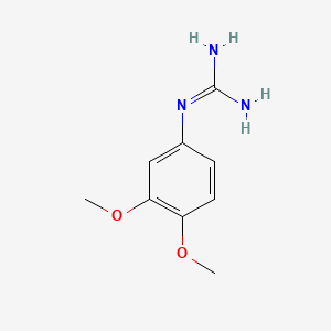 molecular formula C9H13N3O2 B1313841 N-(3,4-二甲氧基苯基)胍 CAS No. 57004-61-2