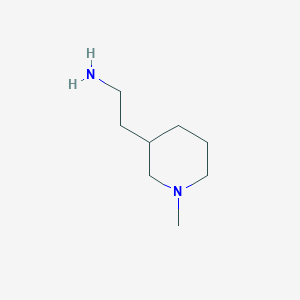 molecular formula C8H18N2 B1313843 2-(1-甲基哌啶-3-基)乙胺 CAS No. 53295-72-0