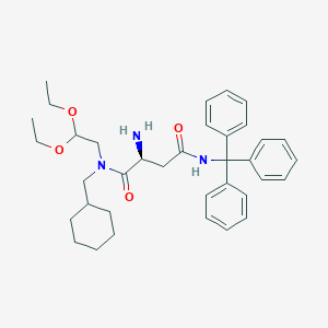 (S)-2-Amino-N1-(cyclohexylmethyl)-N1-(2,2-diethoxyethyl)-N4-tritylsuccinamide