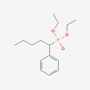 Diethyl 1-phenylpentylphosphonate