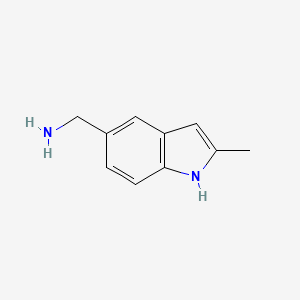 molecular formula C10H12N2 B1313852 (2-methyl-1H-indol-5-yl)methanamine CAS No. 36798-25-1