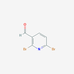molecular formula C6H3Br2NO B1313856 2,6-Dibromopyridine-3-carbaldehyde CAS No. 55304-83-1