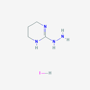 molecular formula C4H11IN4 B1313862 2-Hydrazino-1,4,5,6-tetrahydropyrimidine hydroiodide CAS No. 49541-79-9