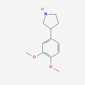 B1313869 3-(3,4-Dimethoxy-phenyl)-pyrrolidine CAS No. 38175-31-4
