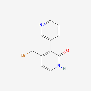 4-(Bromomethyl)-[3,3'-bipyridin]-2-ol