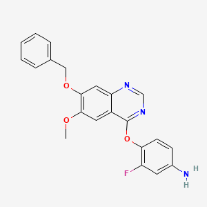 4-((7-(Benzyloxy)-6-methoxyquinazolin-4-yl)oxy)-3-fluoroaniline