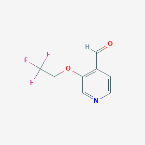 3-(2,2,2-Trifluoroethoxy)isonicotinaldehyde