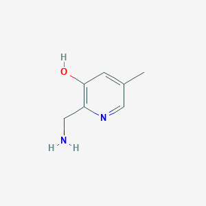 2-(Aminomethyl)-5-methylpyridin-3-ol