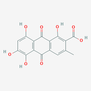 1,5,6,8-Tetrahydroxy-3-methyl-9,10-dioxoanthracene-2-carboxylic acid