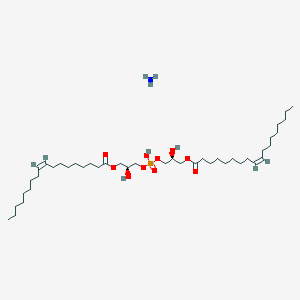 azane;[(2S)-2-hydroxy-3-[hydroxy-[(2S)-2-hydroxy-3-[(Z)-octadec-9-enoyl]oxypropoxy]phosphoryl]oxypropyl] (Z)-octadec-9-enoate