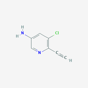 5-Chloro-6-ethynylpyridin-3-amine